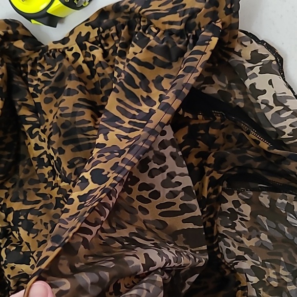 Suddenly Slim by Catalina leopard print halter swimsuit size 3X (22W-24W) - Picture 5 of 5